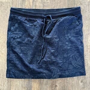 Tommy Bahama Dark Blue Tropical Mini Skirt